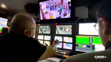José Joaquín Paton realizando uno de los encierros desde Guadalajara