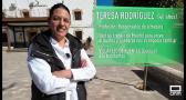 Villarejo de Fuentes con Teresa, responsable de la almazara del pueblo
