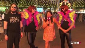 Concierto de ​FALSO AMOR desde la carpa de CMM en la Feria de Albacete 2024.